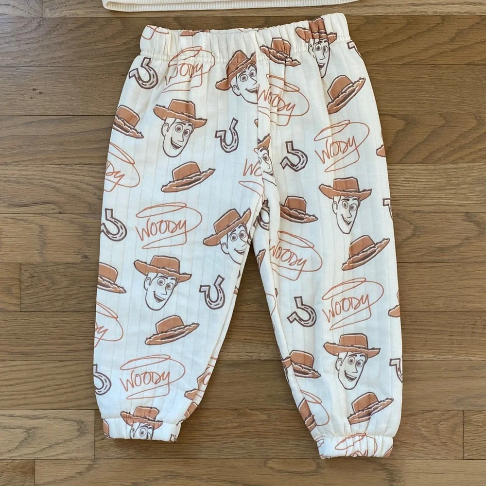 Disney Pixar Toy Story Woody 3T Kids Sweatshirt & Sweatpants - Picture 4 of 8